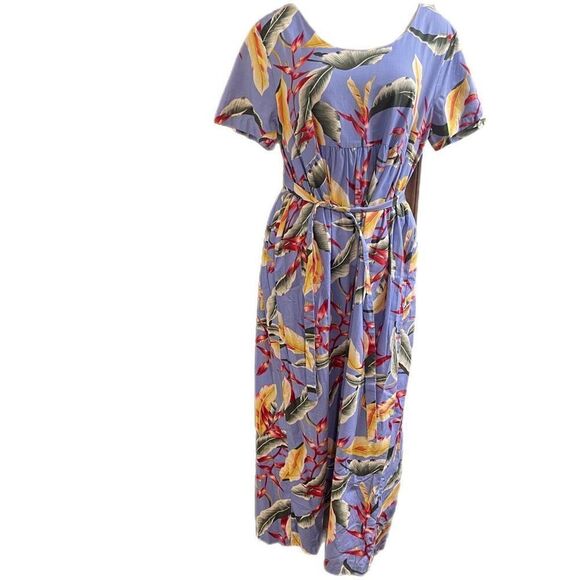 Hilo Hattie VTG Floral Dress Size Large - Picture 1 of 8